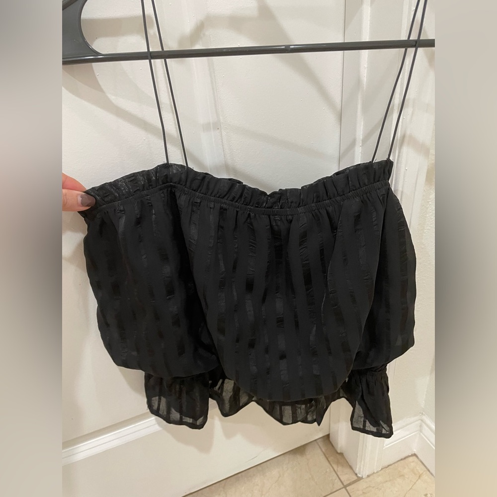Lulus crop peplum top